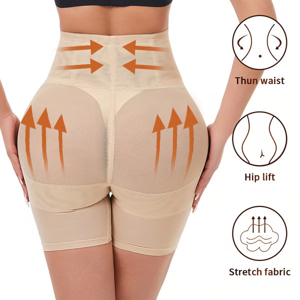 4-in-1 Shaper - Quick Slim Shape Wear Tummy, Back, Thighs, Hips - Black/Efffective Seamless Tummy Tucker