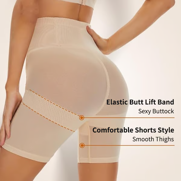 4-in-1 Shaper - Quick Slim Shape Wear Tummy, Back, Thighs, Hips - Black/Efffective Seamless Tummy Tucker